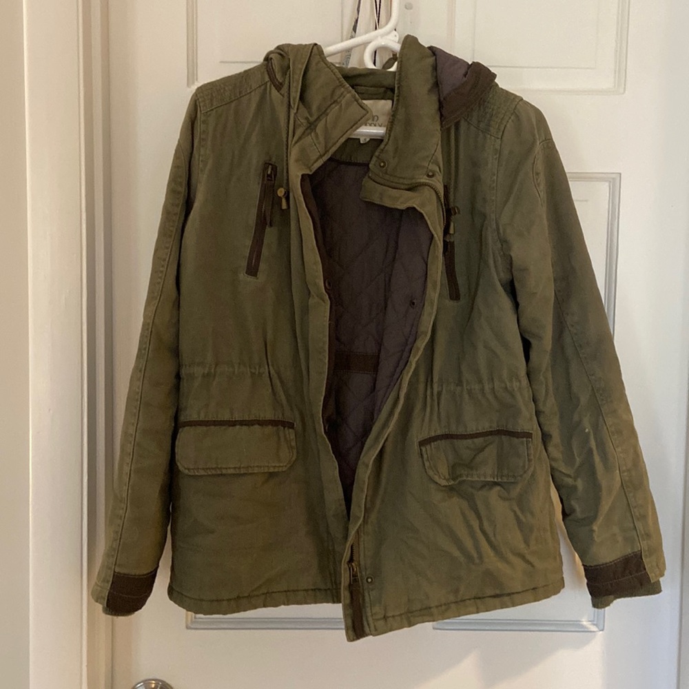 Army green jacket